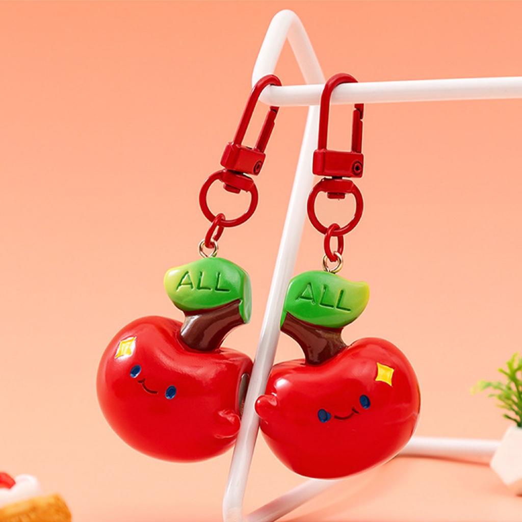 Gantungan Kunci Bag Charm Aksesori Tas Magnet Couple Seri Cherry