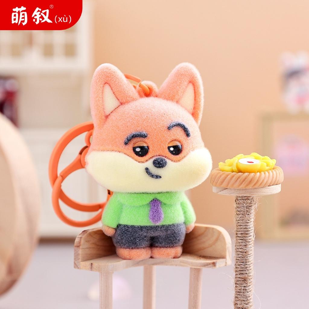 Gantungan Kunci Bag Charm Seri Zootopia Nick And Judy Aksesori Tas