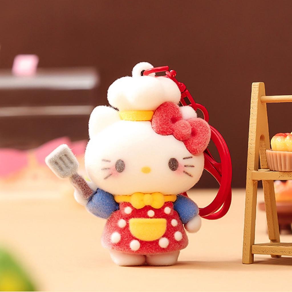 Gantungan Kunci Bag Charm Aksesori Tas Hello Kitty Seri Chef Dgn Spatula