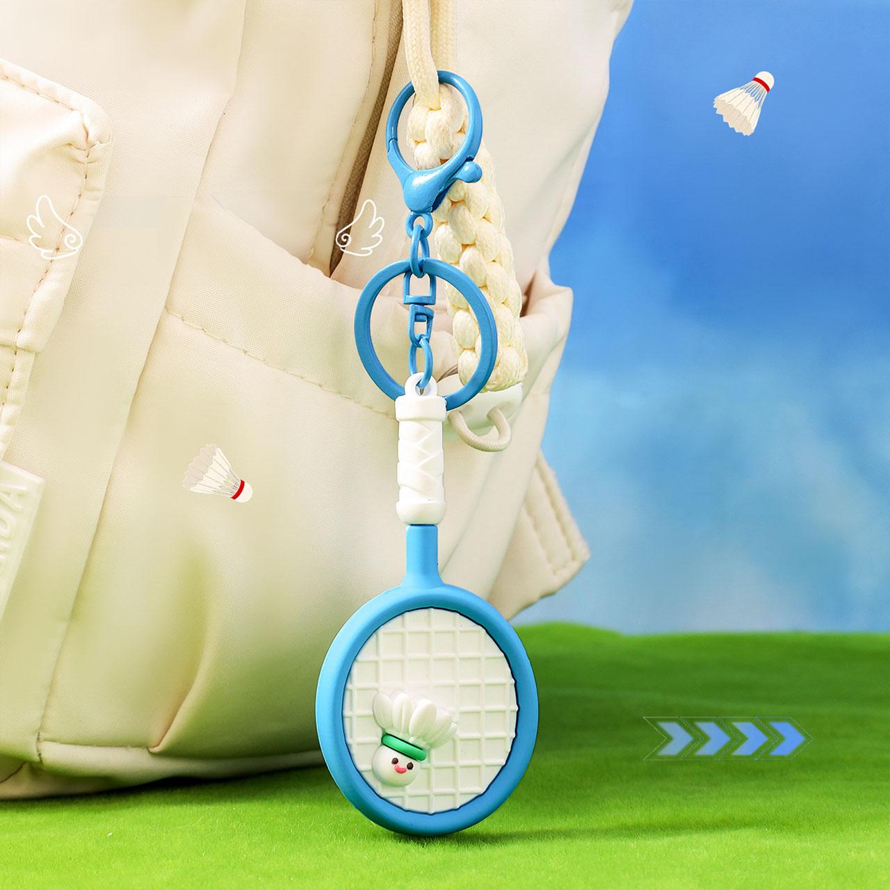 Gantungan Kunci Bag Charm Seri Raket Bulutangkis