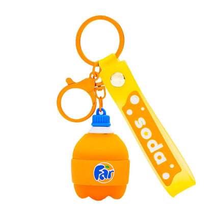Gantungan Kunci Bag Charm Accessory Seri Soft Drink