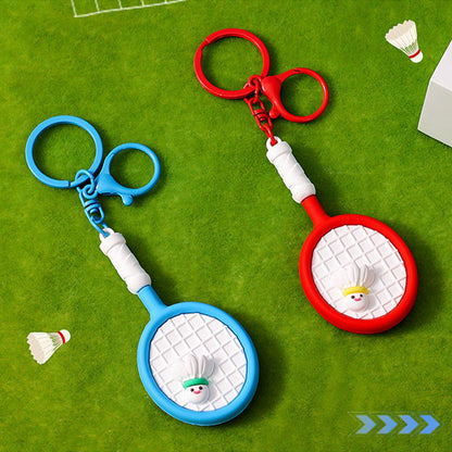 Gantungan Kunci Bag Charm Seri Raket Bulutangkis