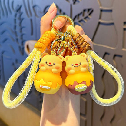 Gantungan Kunci Strap Gantungan Tas Bag Charm Seri Honey Butter Bear
