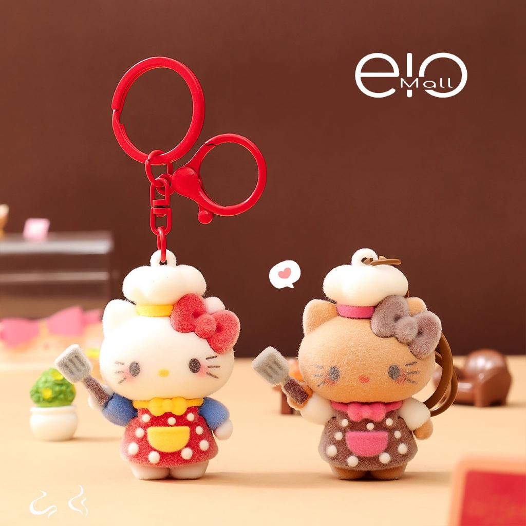 Gantungan Kunci Bag Charm Aksesori Tas Hello Kitty Seri Chef Dgn Spatula