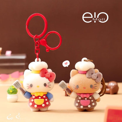 Gantungan Kunci Bag Charm Aksesori Tas Hello Kitty Seri Chef Dgn Spatula