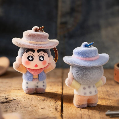 Gantungan Kunci Bag Charm Aksesori Tas Model Shinchan Cosplay Koboi Cowboy
