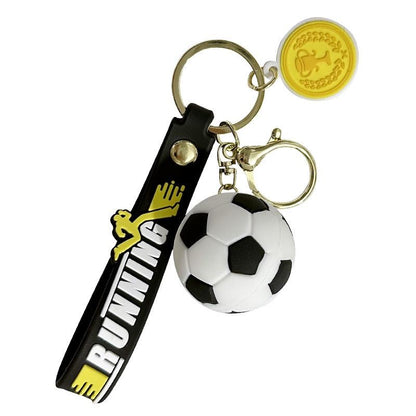 Gantungan Kunci Bag Charm Seri Bola Sepak Soccer Souvenir Aksesori Tas