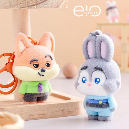 Gantungan Kunci Bag Charm Seri Zootopia Nick And Judy Aksesori Tas