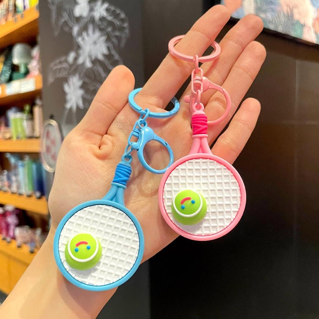 Gantungan Kunci Bag Charm Aksesori Tas Model Raket Tennis Padel