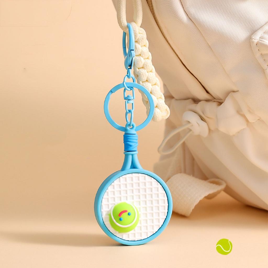 Gantungan Kunci Bag Charm Aksesori Tas Model Raket Tennis Padel