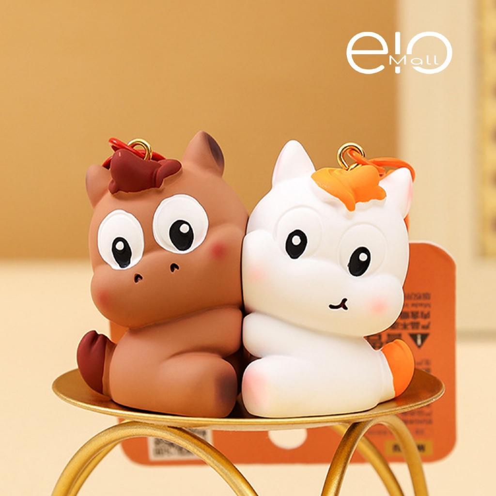 Gantungan Kunci Magnet Couple 1 Pasang Seri Cute Brown And White Horse