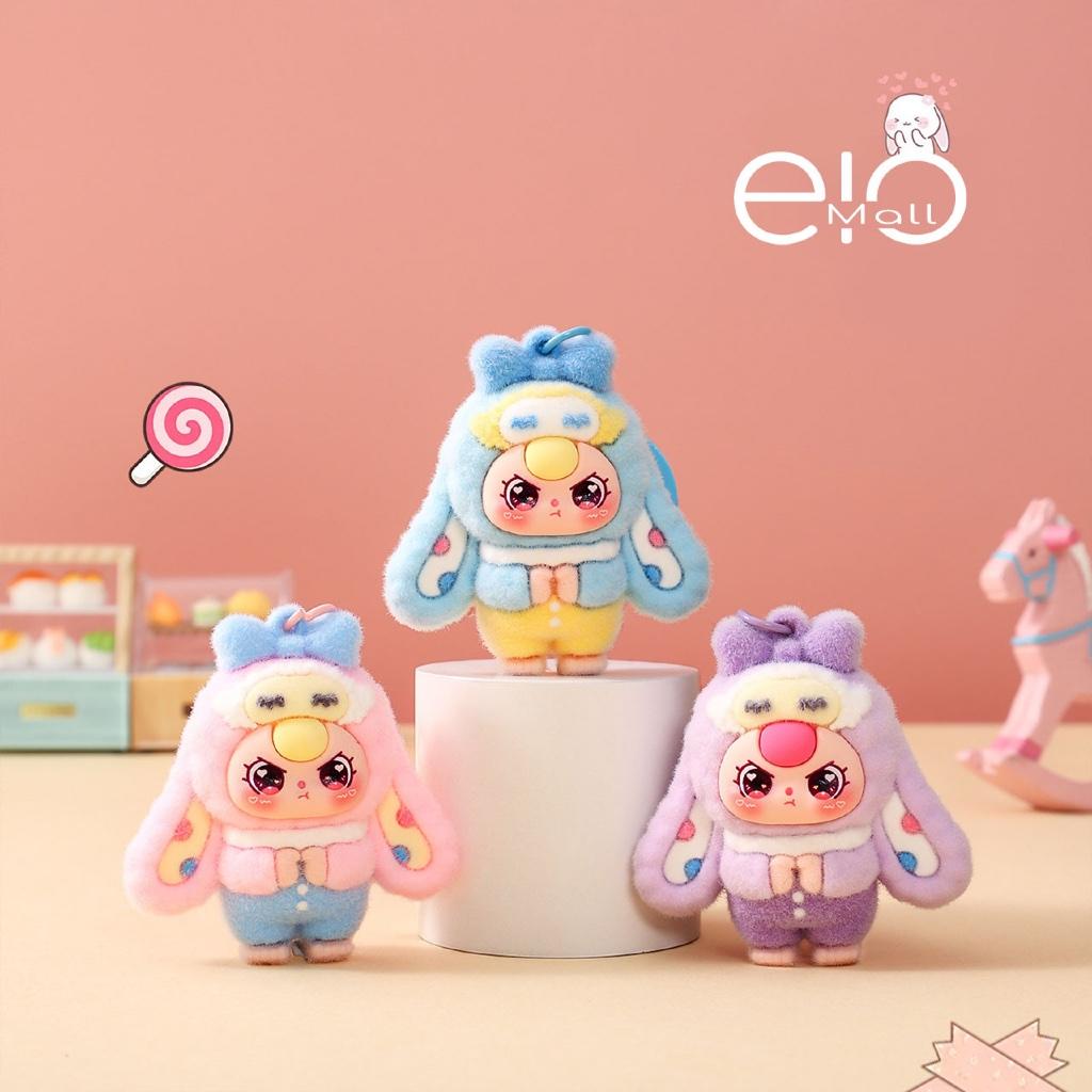 Gantungan Kunci Bag Charm Aksesori Tas Baby Three Seri Long Ear Costume