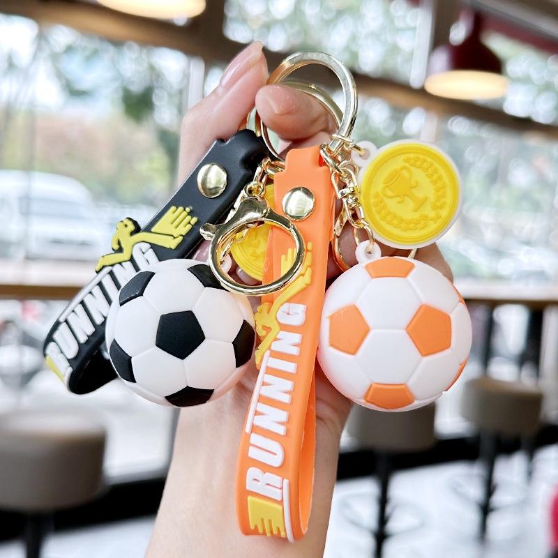 Gantungan Kunci Bag Charm Seri Bola Sepak Soccer Souvenir Aksesori Tas