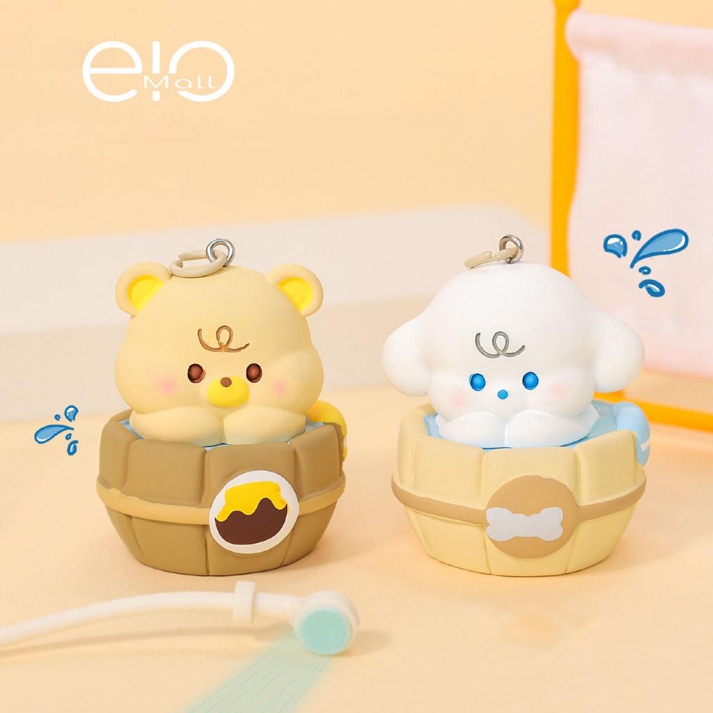 Gantungan Kunci Acc Tas Bag Charm Bear And Puppy Bath Time