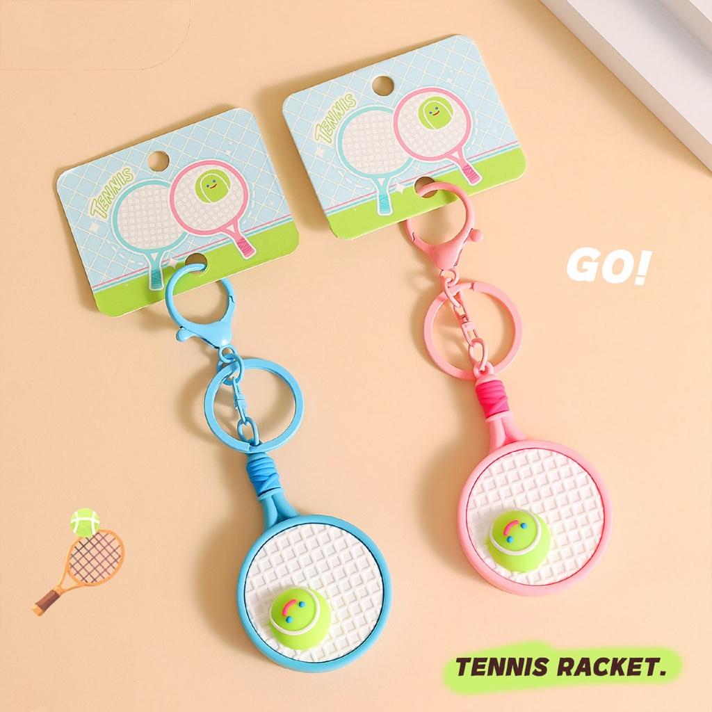 Gantungan Kunci Bag Charm Aksesori Tas Model Raket Tennis Padel