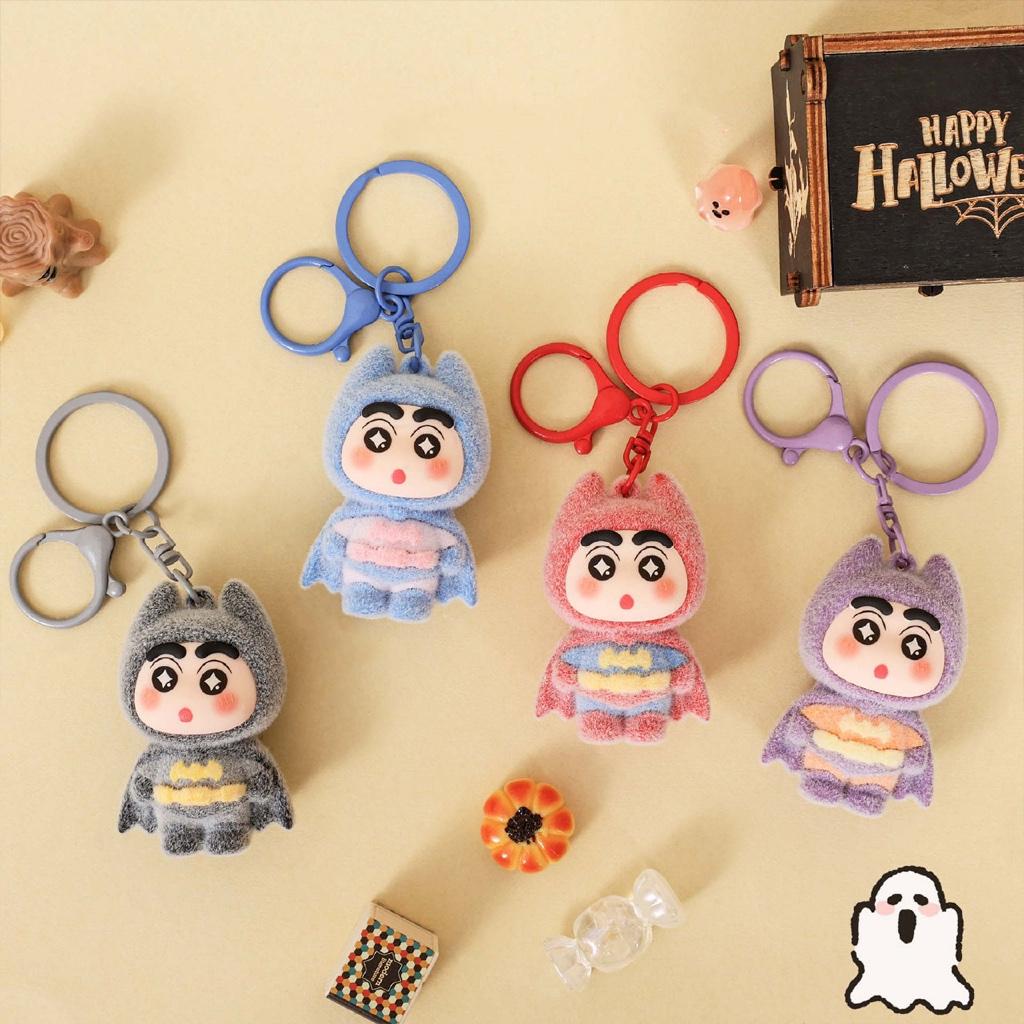 Gantungan Kunci Bag Charm Kartun Shinchan Kostum Cosplay Batman