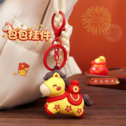 Gantungan Kunci Bag Charm Akserori Tas Shio Kuda Souvenir