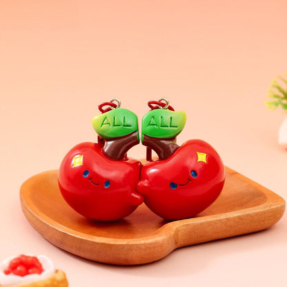 Gantungan Kunci Bag Charm Aksesori Tas Magnet Couple Seri Cherry