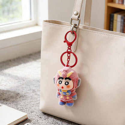 Gantungan Kunci Bag Charm Aksesori Tas Model Shinchan Cosplay Gundam