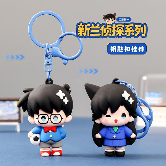 Gantungan Kunci Bag Charm Seri Anime Detective Conan And Ran Aksesori Tas
