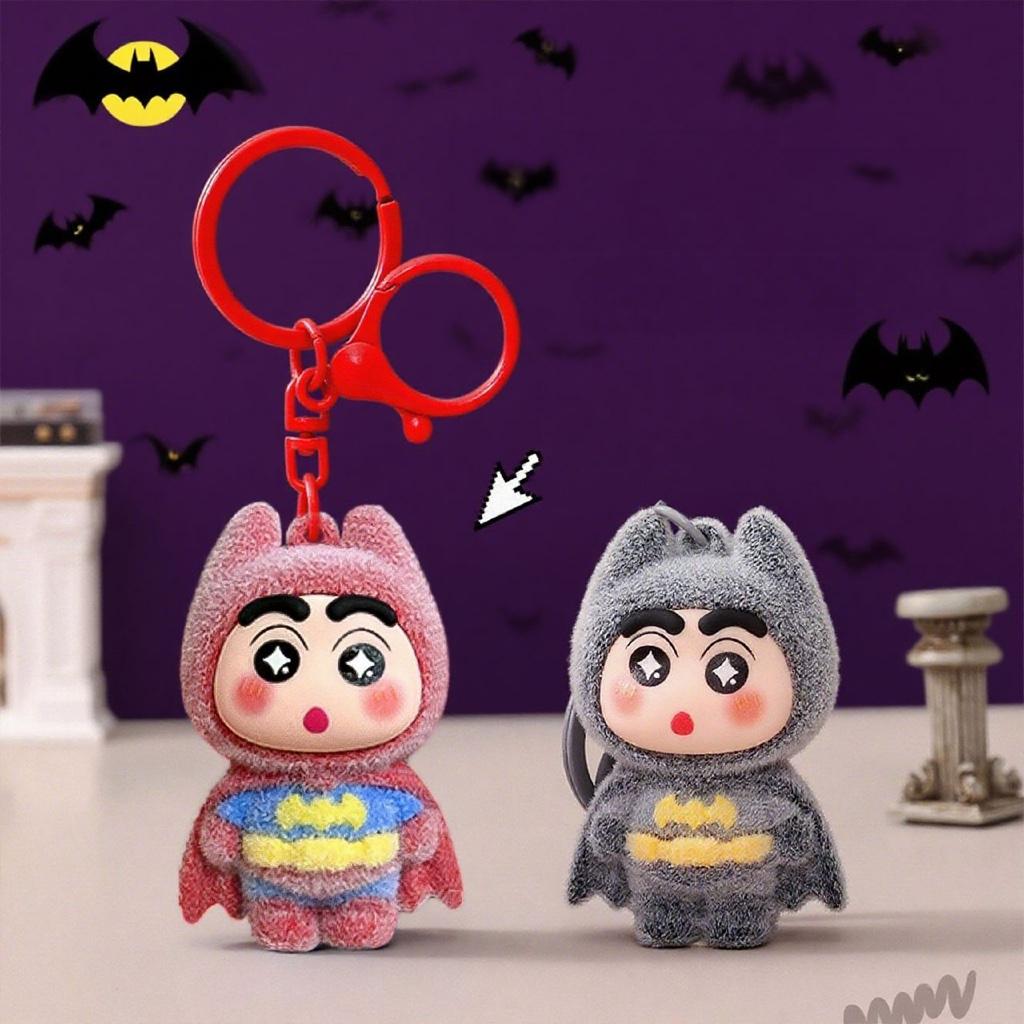 Gantungan Kunci Bag Charm Kartun Shinchan Kostum Cosplay Batman