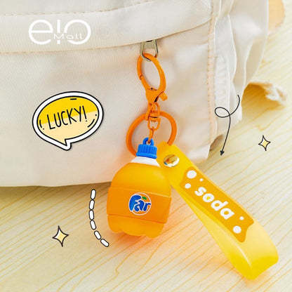 Gantungan Kunci Bag Charm Accessory Seri Soft Drink