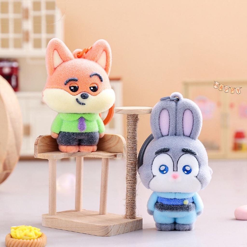 Gantungan Kunci Bag Charm Seri Zootopia Nick And Judy Aksesori Tas
