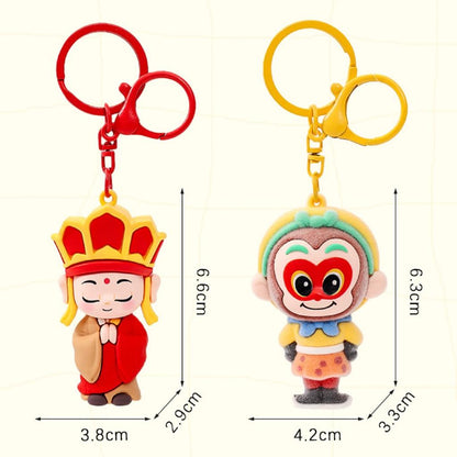 Gantungan Kunci Bag Charm Seri Journey To The West Biksu Dan Sun Go Kong