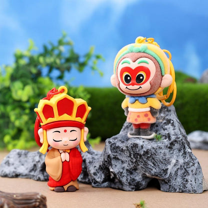 Gantungan Kunci Bag Charm Seri Journey To The West Biksu Dan Sun Go Kong