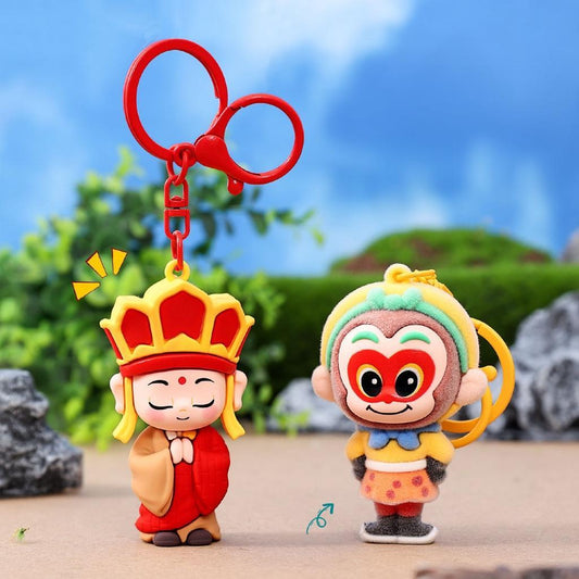 Gantungan Kunci Bag Charm Seri Journey To The West Biksu Dan Sun Go Kong