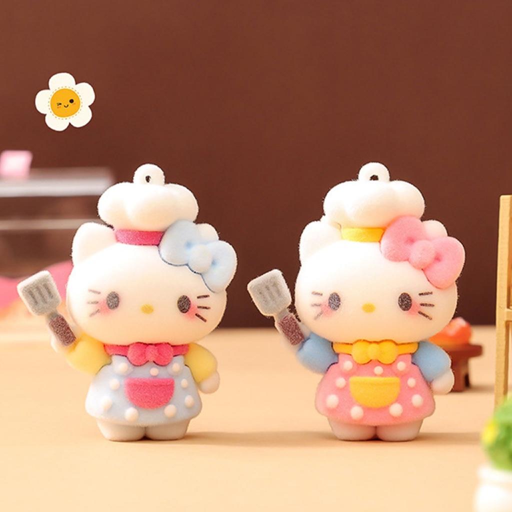 Gantungan Kunci Bag Charm Aksesori Tas Hello Kitty Seri Chef Dgn Spatula