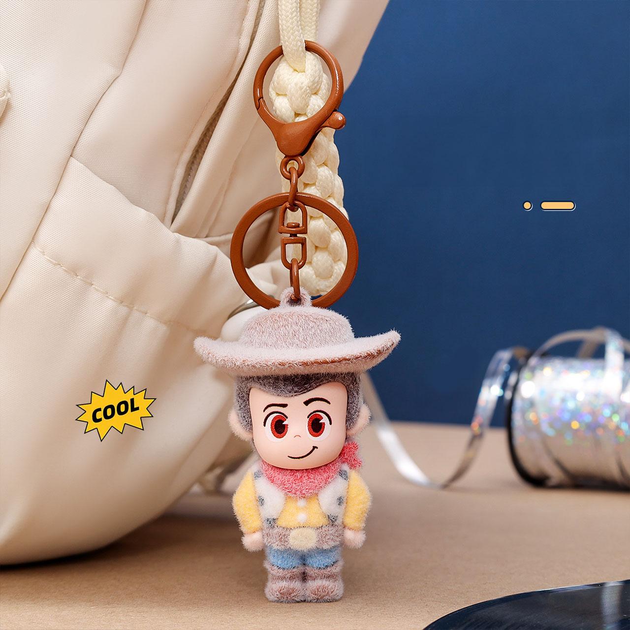 Gantungan Kunci Bag Charm Aksesori Tas Model Koboi Dan Astronot Toy Story