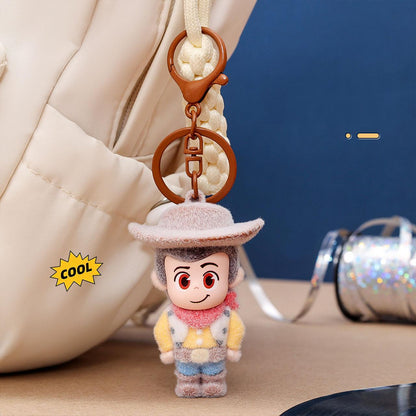 Gantungan Kunci Bag Charm Aksesori Tas Model Koboi Dan Astronot Toy Story