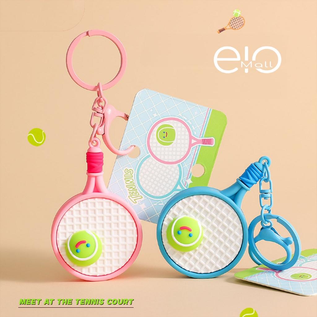 Gantungan Kunci Bag Charm Aksesori Tas Model Raket Tennis Padel