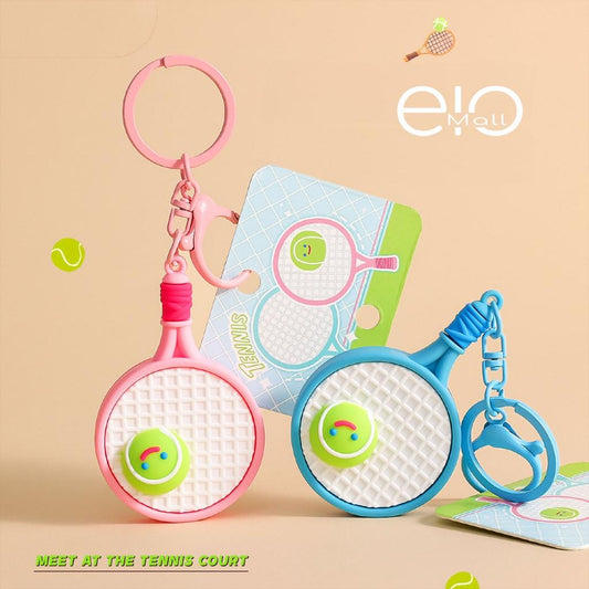 Gantungan Kunci Bag Charm Aksesori Tas Model Raket Tennis Padel
