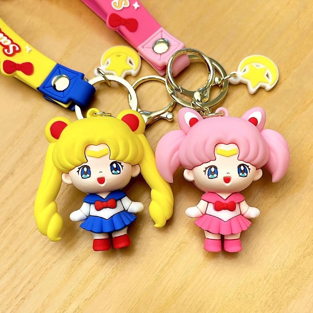 Gantungan Kunci Bag Charm Aksesori Tas Boneka Lucu Sailormoon