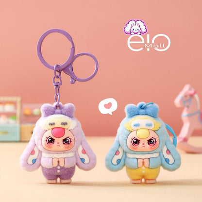 Gantungan Kunci Bag Charm Aksesori Tas Baby Three Seri Long Ear Costume