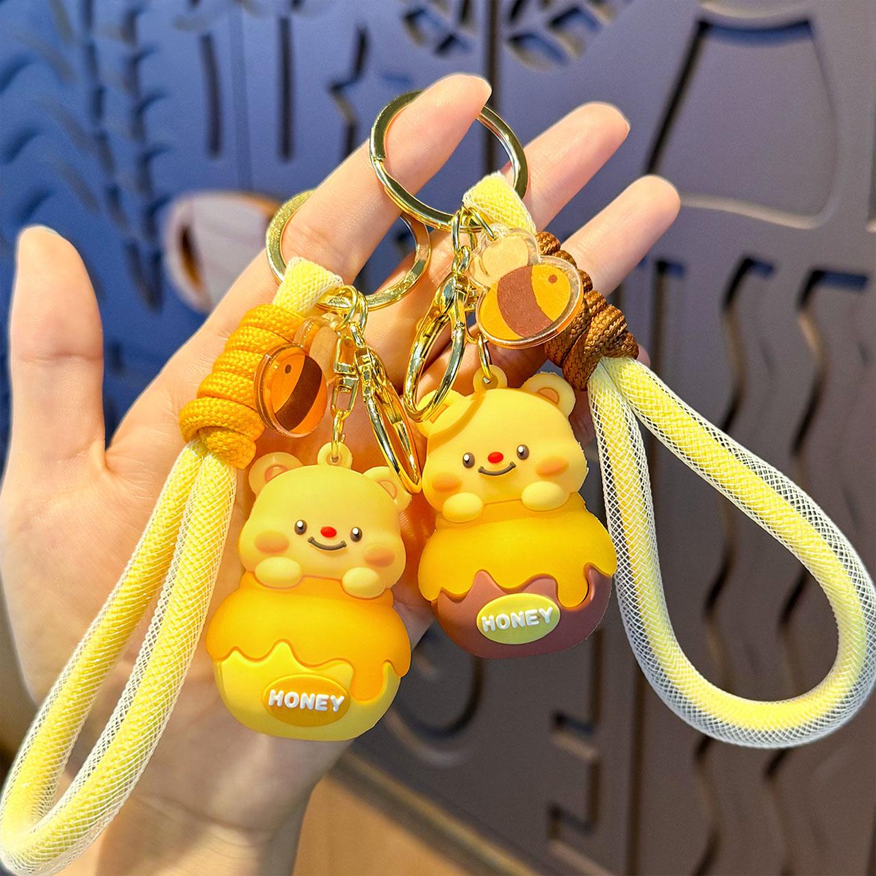Gantungan Kunci Strap Gantungan Tas Bag Charm Seri Honey Butter Bear