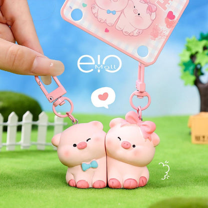 Gantungan Kunci Magnet Couple 1 Set Seri Cute Animal  Aksesori Tas Bag Charm Sepasang