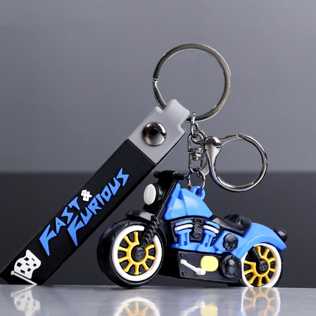 Gantungan Kunci Aksesori Tas Seri Miniature Motor Racing