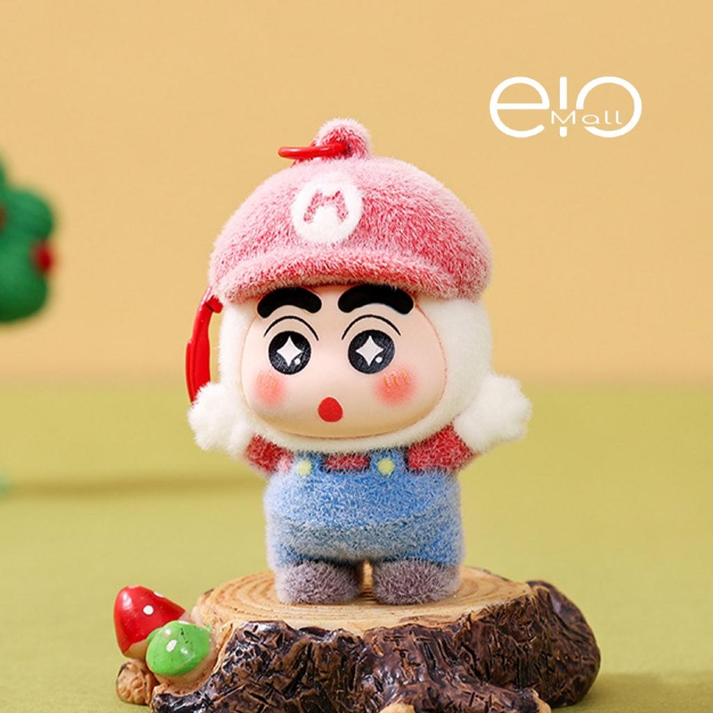 Gantungan Kunci Bag Charm Karakter Kartun Shinchan Kostum Cosplay Mario