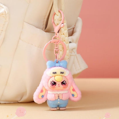 Gantungan Kunci Bag Charm Aksesori Tas Baby Three Seri Long Ear Costume