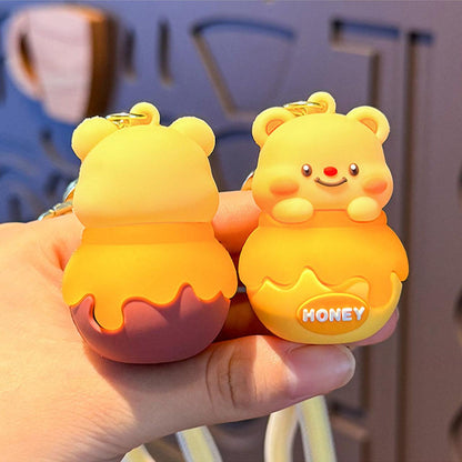 Gantungan Kunci Strap Gantungan Tas Bag Charm Seri Honey Butter Bear