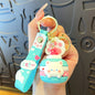 Gantungan Kunci Bag Charm Seri Cute Cat on Macaron