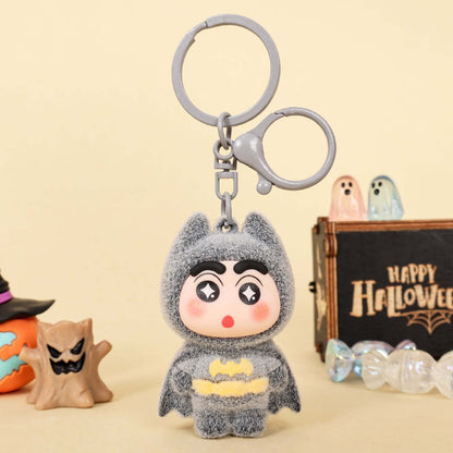 Gantungan Kunci Bag Charm Kartun Shinchan Kostum Cosplay Batman