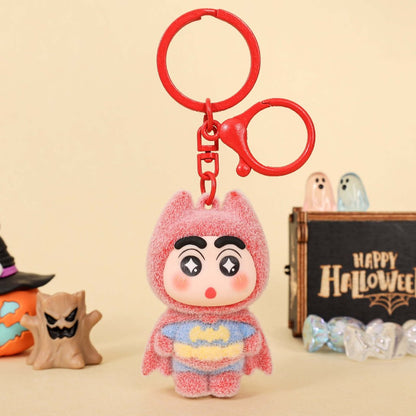 Gantungan Kunci Bag Charm Kartun Shinchan Kostum Cosplay Batman