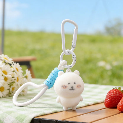 Gantungan Kunci Bag Charm Aksesori Tas Model Chikawa dengan Strap