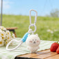 Gantungan Kunci Bag Charm Aksesori Tas Model Chikawa dengan Strap