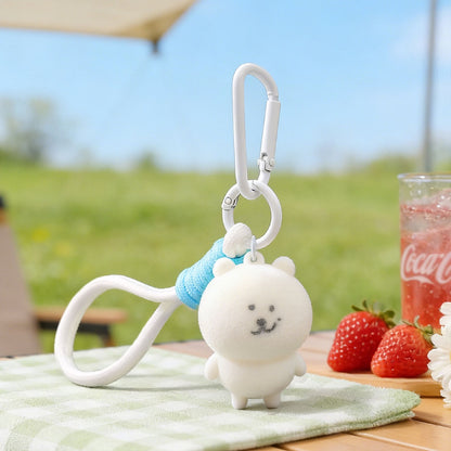 Gantungan Kunci Bag Charm Aksesori Tas Model Chikawa dengan Strap