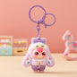 Gantungan Kunci Bag Charm Aksesori Tas Baby Three Seri Long Ear Costume